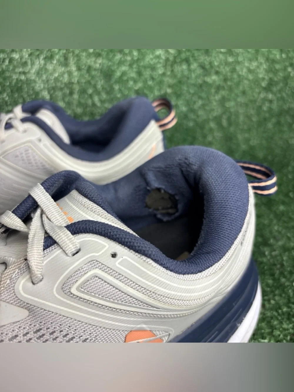 Hoka One One Bondi 7 WIDE‎ Women's Running Shoes Size 11 D Harbor Mist Sharkskin